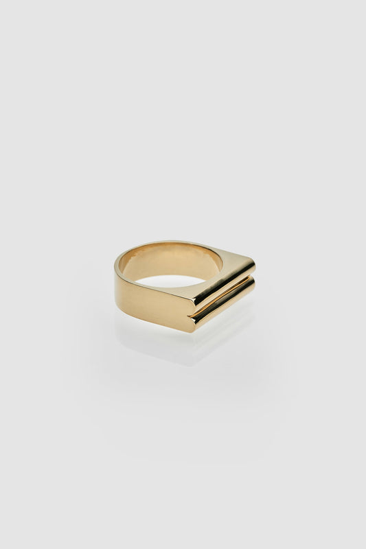 Bague Pelli - Plaqué or