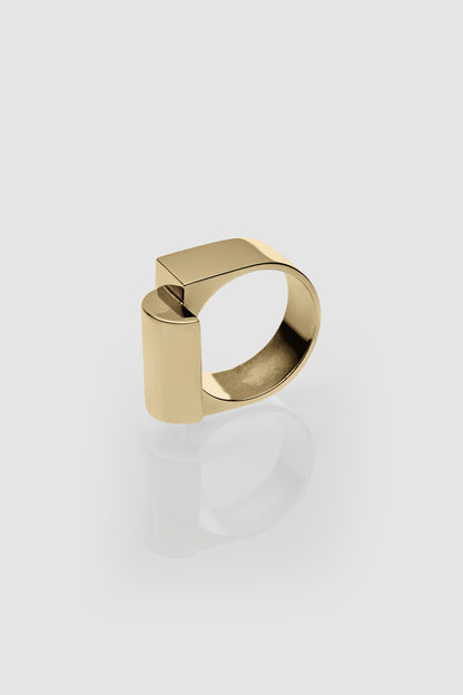 Bague Rietveld - Plaqué or