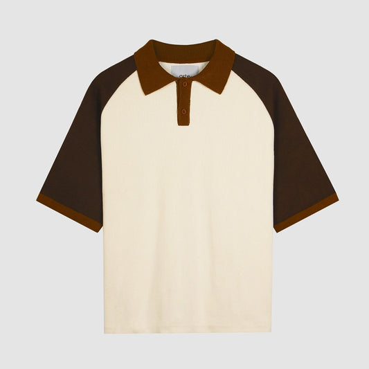 Baseball Knit - Crème/Marron