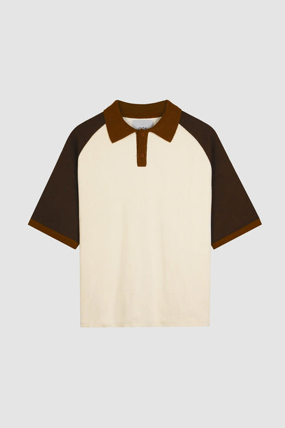 Baseball Knit - Crème/Marron