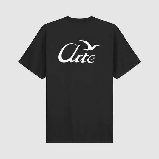 T-shirt imprimé oiseaux - Noir