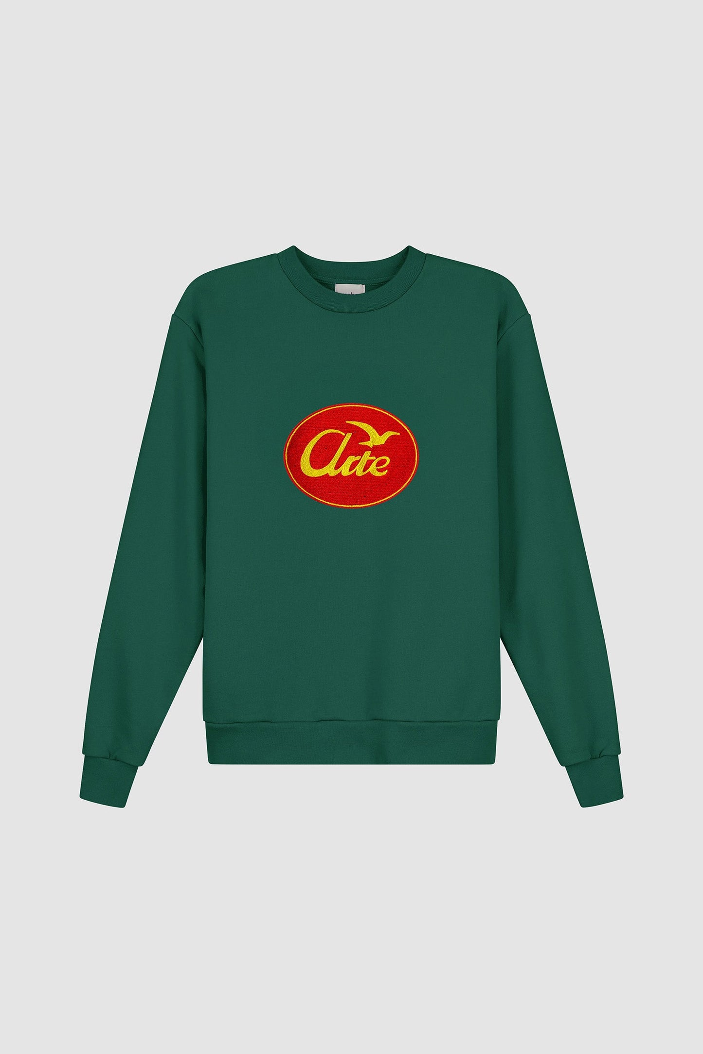 Col ras du cou avec Bird Logo - Vert