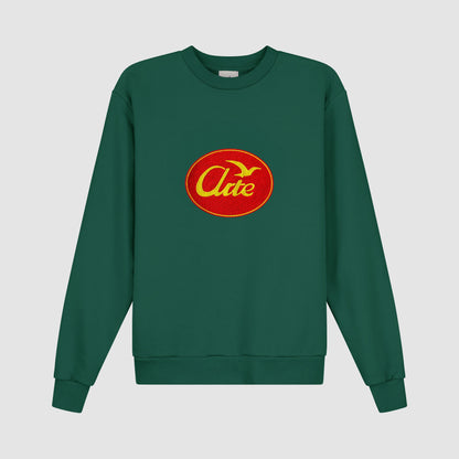Col ras du cou avec Bird Logo - Vert