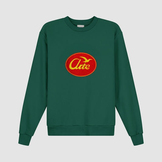 Col ras du cou avec Bird Logo - Vert