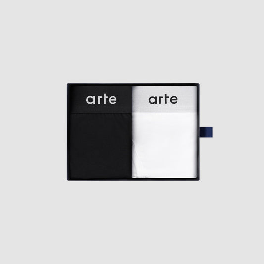 2-Pack Boxer Briefs - Noir/Blanc